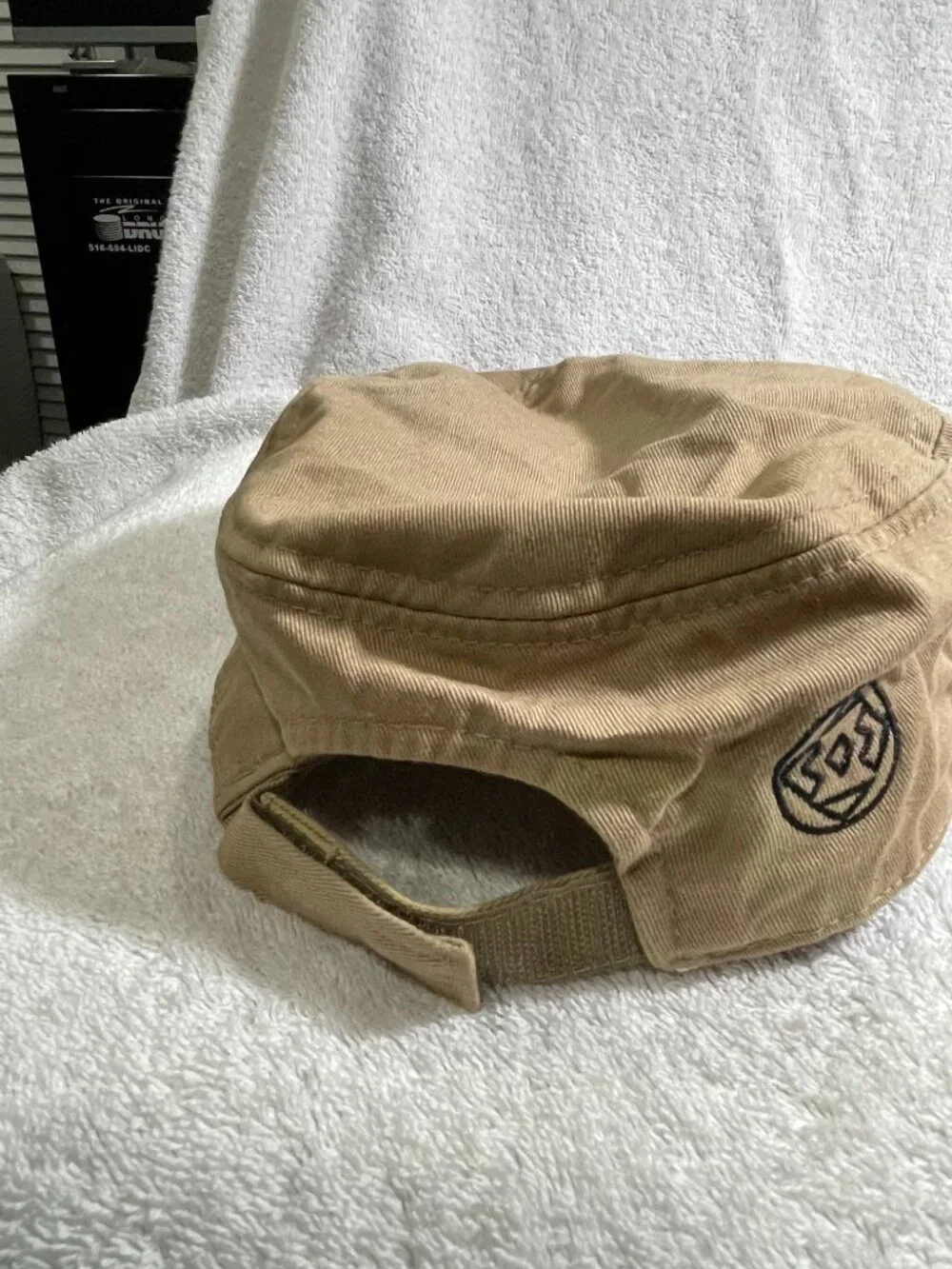 Magic Headwear Gathering Of The Vibes Hat Cap Tan Embroidered Logo Adjustable